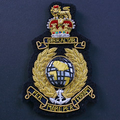 Royal Marines Wire Blazer Badge